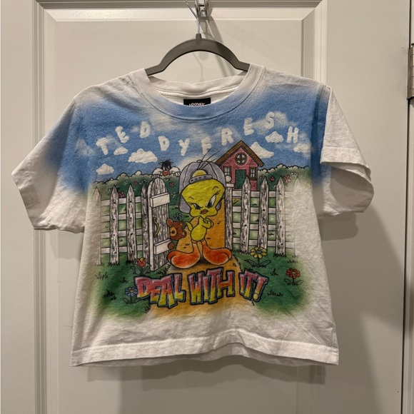 Teddy Fresh Tops - Teddy Fresh Tweety Bird Crop Top